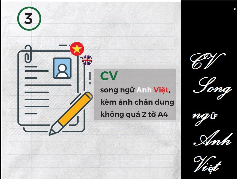 Những điều cần lưu ý về CV song ngữ Anh Việt