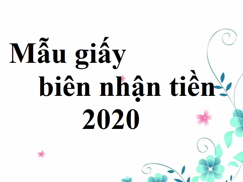 Thông tin cần biết về mẫu giấy biên nhận tiền hiện nay