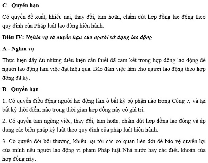 Điều 4: Nghĩa vụ của cộng tác viên 