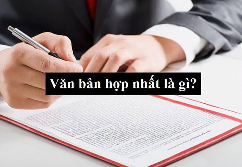 văn bản hợp nhất là gì