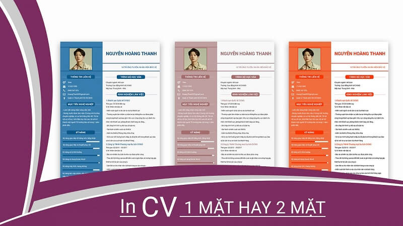 [Giải đáp] In CV như thế nào và bí quyết có mẫu CV đạt chuẩn!